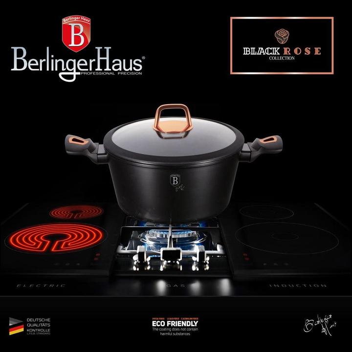 Produktbild BerlingerHaus GRANITE POT 28cm Black ROSE BH-1931 (28 cm)