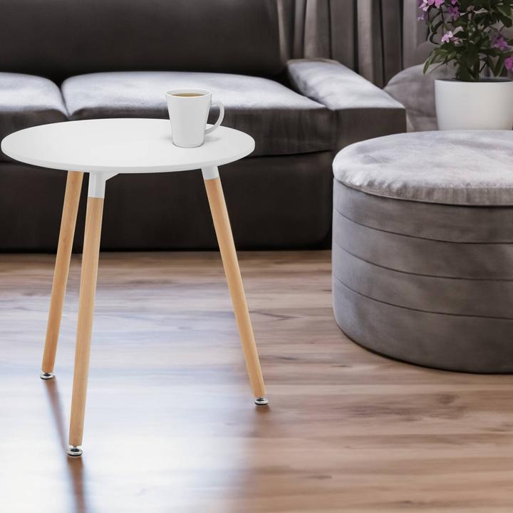 Produktbild Fromm & Starck Tisch rund Ø 60 cm Holztisch 100 kg Bistrotisch 3 Tischbeine Buche Küchentisch