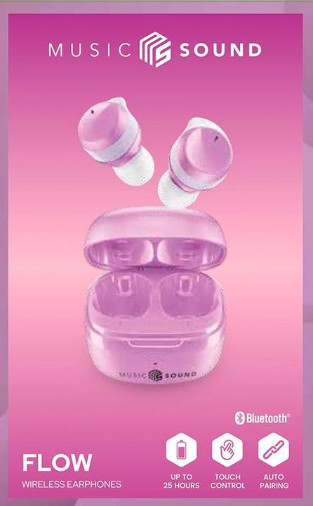 Image du produit Music Sound Cellularline Music & Sound Ecouteurs Bluetooth FLOW Violet (25 h, Sans fil)
