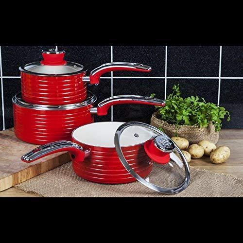 Produktbild Swan Pot Set retro RETRO SWPS3020RN (Pfannenset + Topfset)