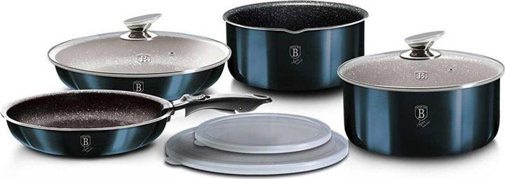 Actual product image BerlingerHaus GRANITE POT SET Click & Cook BH-6146 (20 cm, Pan set + pot set, Aluminium)