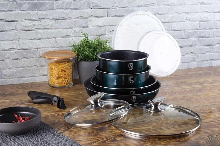 Actual product image BerlingerHaus GRANITE POT SET Click & Cook BH-6146 (20 cm, Pan set + pot set, Aluminium)