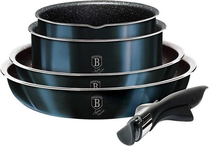 Actual product image BerlingerHaus GRANITE POT SET Click & Cook BH-6146 (20 cm, Pan set + pot set, Aluminium)
