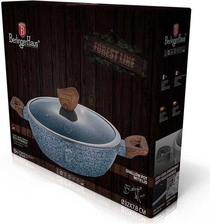 Actual product image BerlingerHaus GRANITE POT BERLINGER HOUSE 32cm BH-1202 FOREST LINE (Aluminium)