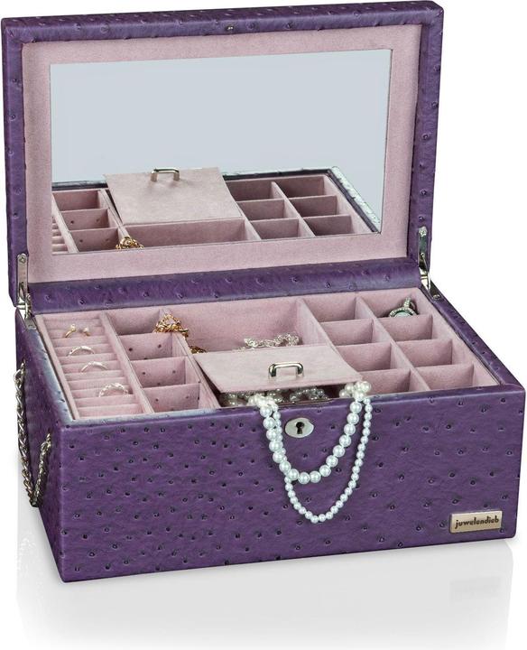 Produktbild Juwelendieb Schmuckschatulle Sophie - Violett