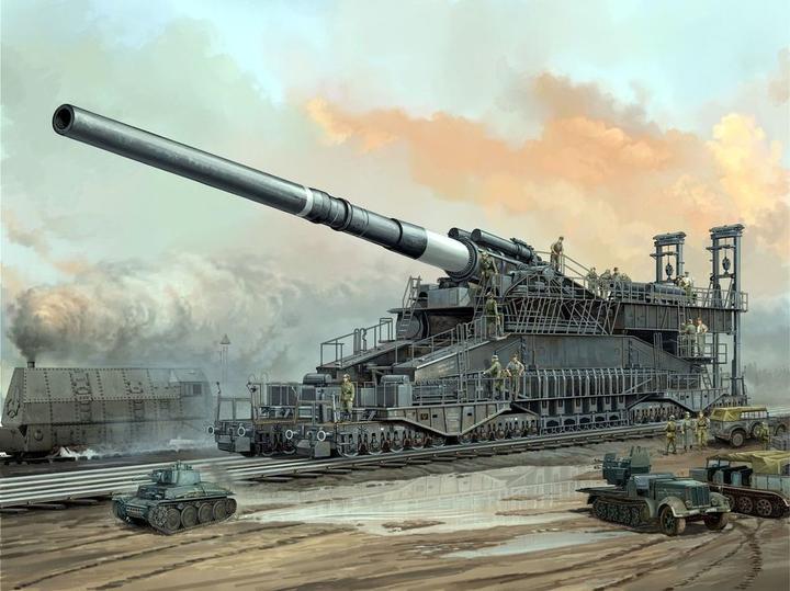 Produktbild Hobby Boss German railway gun Dora