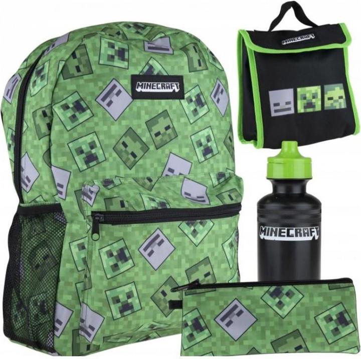 Actual product image Crossy Road Minecraft backpack + accessories