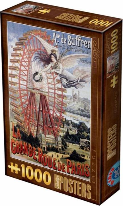Immagine prodotto D-Toys Puzzle 1000 vecchi manifesti, Fabbrica di biciclette Howe (1000 pezzi)