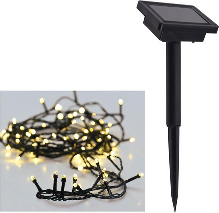 Immagine prodotto H & S Collection Luci LED solari da fata, 50 LED, set da 2 (1.50 m)