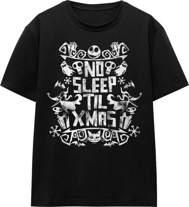 Immagine prodotto The Nightmare Before Christmas No Sleep Till Xmas Maglietta Adulto Unisex (XL)