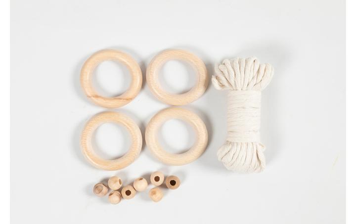 Actual product image Creativ Company Mini Craft Kit - Macramé - Napkin Ring (977627)