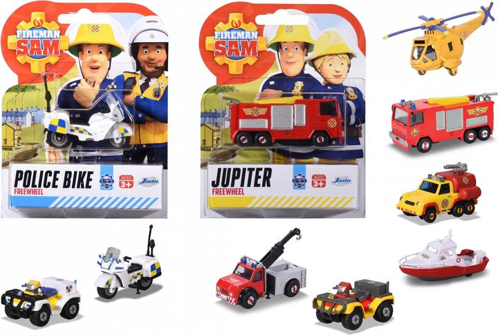 Produktbild Dickie fireman sam Vehicles 1:64 mix 8 designs price for 1 pc