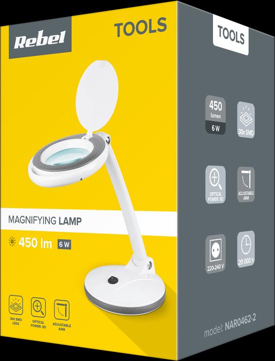 Actual product image Rebel Microscope table lamp with magnifying glass 5D 6W