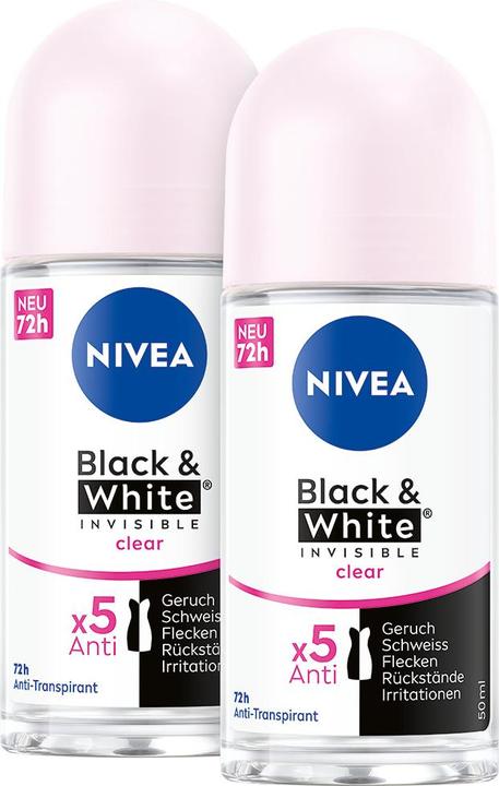 NIVEA Black & White Invisible (Roll-on, 100 ml)