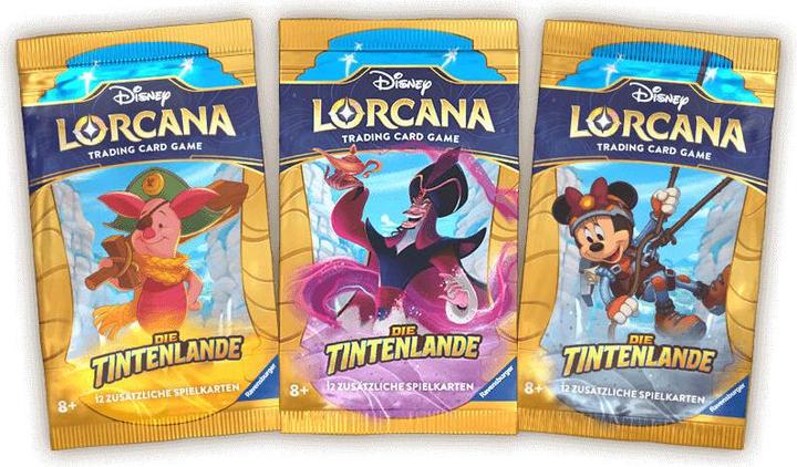 Actual product image Disney Lorcana Trading Card Game: Set 3 - Booster (German) (German, Booster Pack)