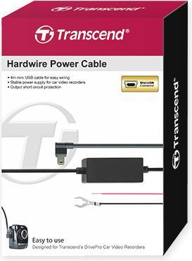 Produktbild Transcend DPK2 Dashcam Hardwire Kit for (Eingebaute Anzeige)