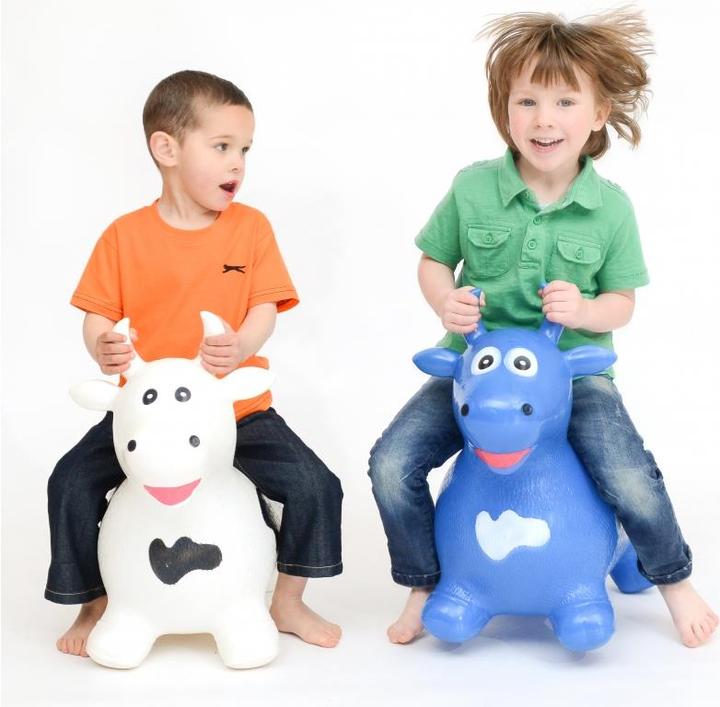 Actual product image Happy Hopperz White Bull