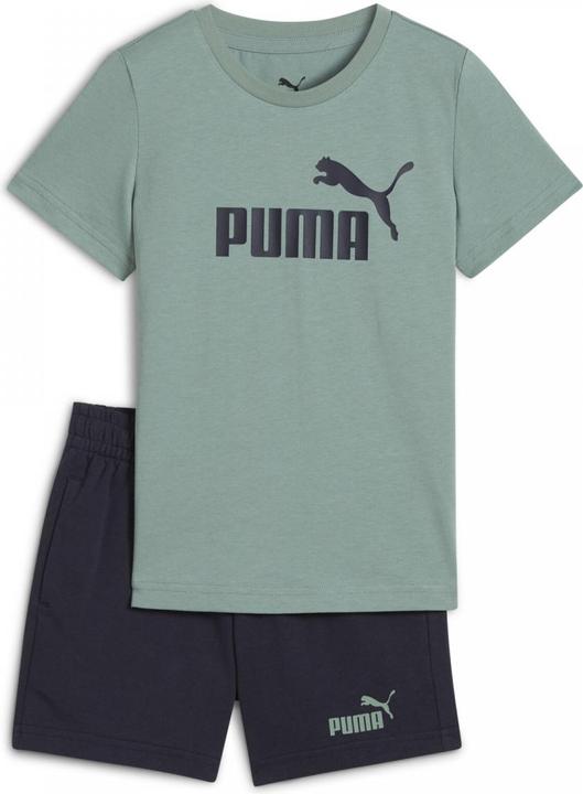 Actual product image Puma ESS No.1 Logo Tee and Shorts Set PS (122)