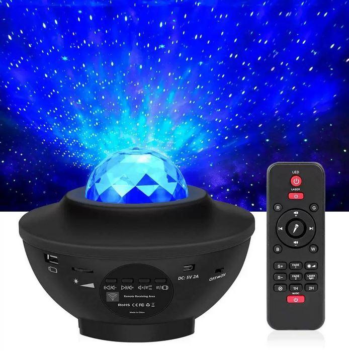 Image du produit PhoneLook Projecteur d'étoiles LED Stars multi-color jeu de lumière nuit avec télécommande