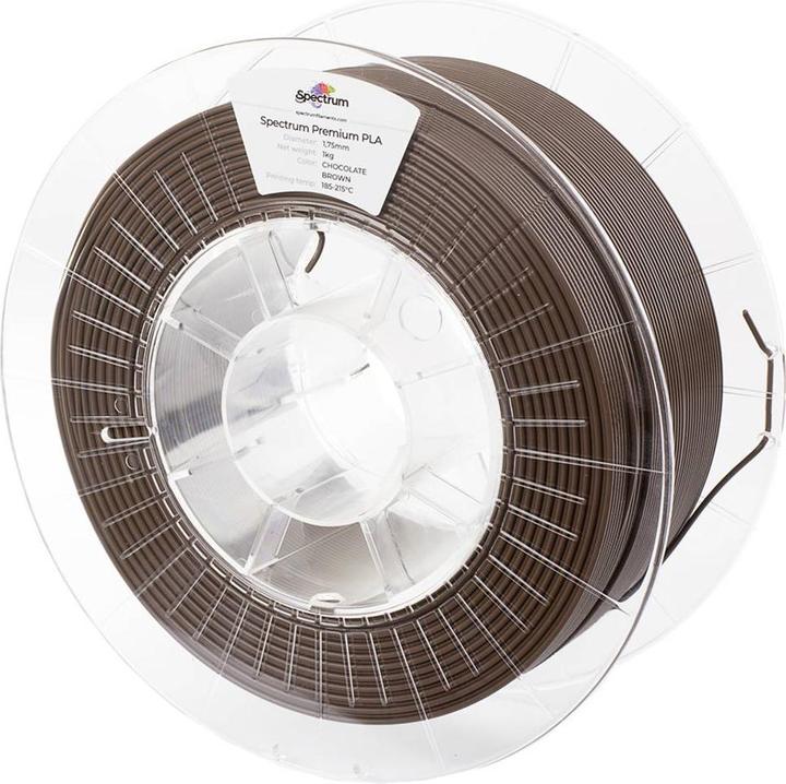 Actual product image 3D Filament PLA 1.75mm CHOCOLATE BROWN 1kg (PLA, 1.75 mm, 1000 g, Brown)