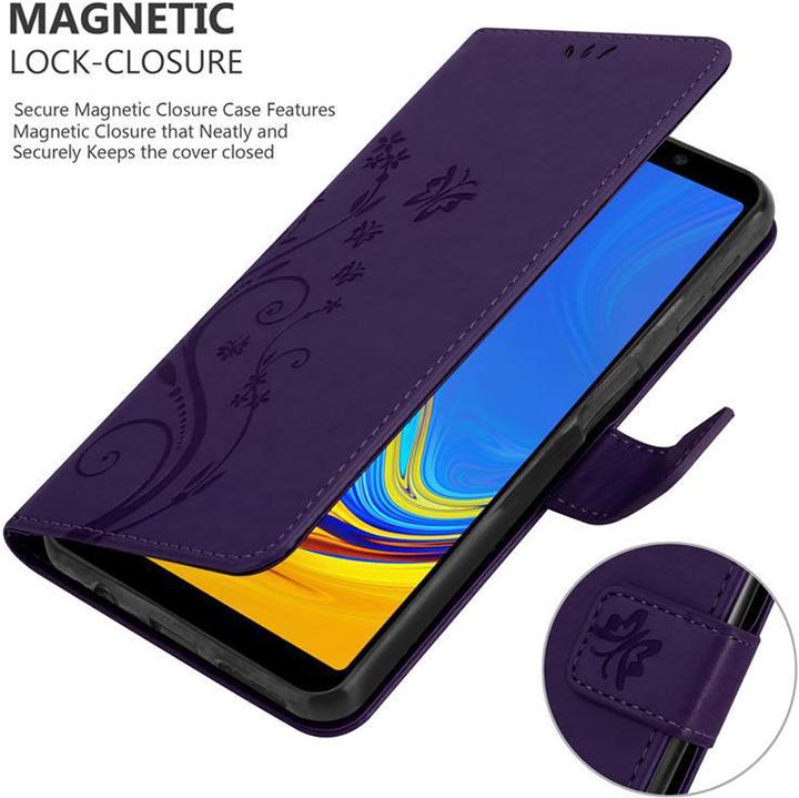 Immagine prodotto Cadorabo Copertina del libro a fiori (Samsung Galaxy A7 (2018))