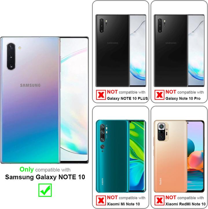Actual product image Cadorabo TPU Liquid Ring Silicone Case Cover (Samsung Galaxy Note 10)