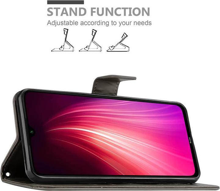 Actual product image Cadorabo Flower Book Cover (Xiaomi Redmi Note 8, Xiaomi Redmi Note 8 2021)