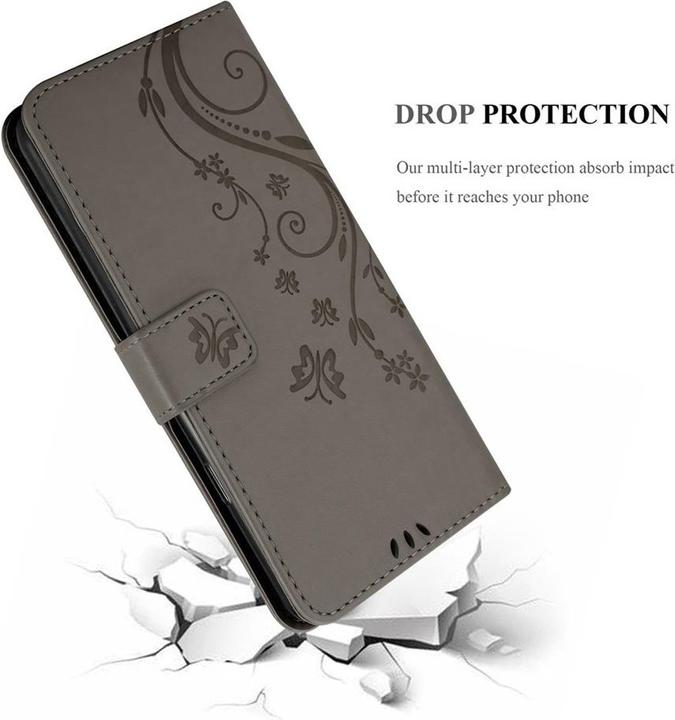 Actual product image Cadorabo Flower Book Cover (Samsung Galaxy A8 (2018))