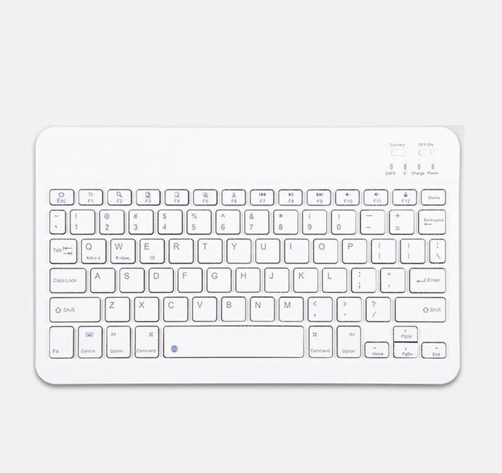 Produktbild Lobwerk 3in1 Bluetooth Tastatur (Weiss) + Maus + Hülle für Samsung Galaxy Tab S7 FE/S7+/S8+ T730/T970/X800 (X)