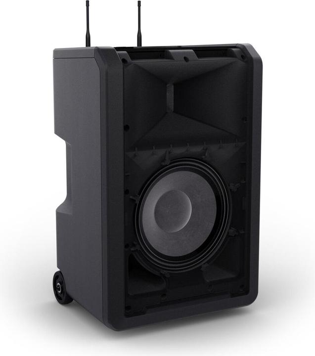Produktbild LD Systems ANNY® 10 HHD 2 B8 - 10" Mobiler Bluetooth® PA-Lautsprecher mit Akku, Mixer und 2x Funkmikrofon (1x 80 W)