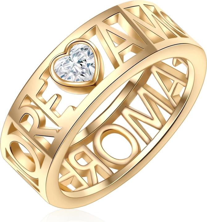 Actual product image Lulu & Jane Ladies Metal Alloy Decorated with Crystals by Swarovski® yellow gold - 29239 (54)