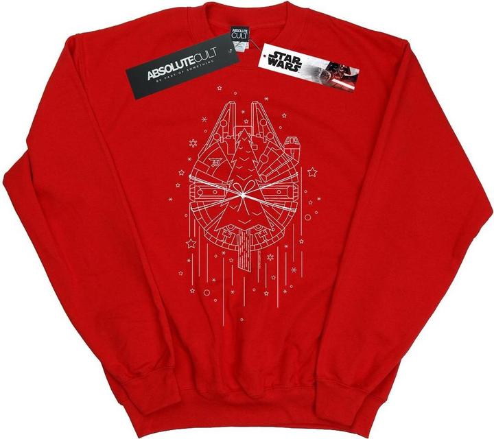 Produktbild Star Wars Millennium Falcon Christmas Tree Delivery Sweatshirt (XL)