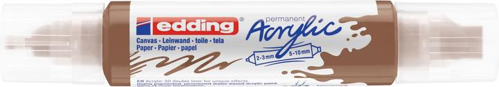 Actual product image Edding Acrylic Marker 5400 Double Liner (Hazelnut, 10 mm, 1 x)