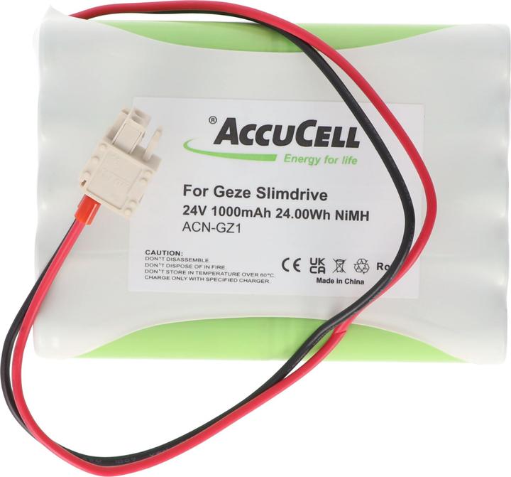 Produktbild XCell Akku Geze Slimdrive, AkkuPack 106863, 25020 (24 V, 900 mAh)