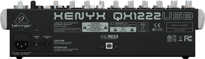 Produktbild Behringer Xenyx Qx1222usb (Studio- und Livemixer)