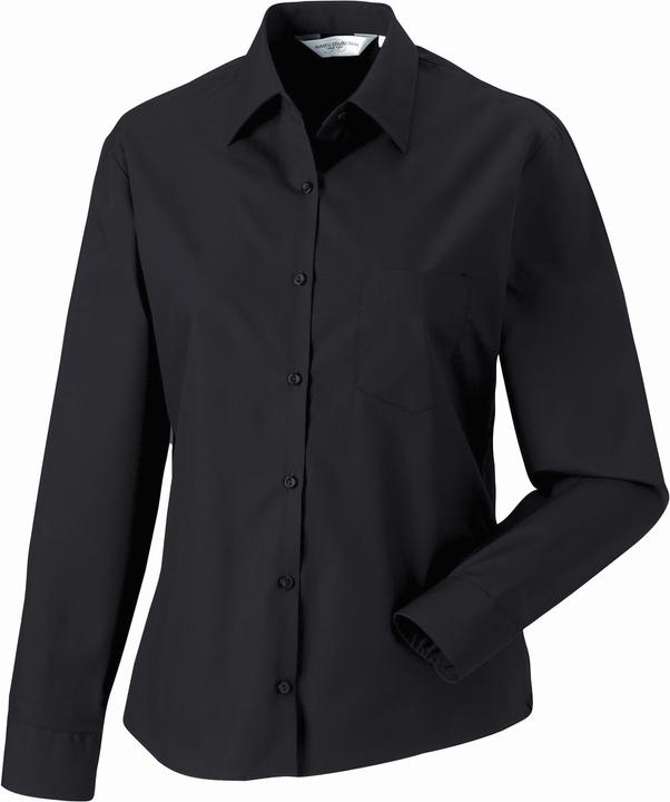 Produktbild Russell Jerzees BaumwollHemd Bluse Arbeitsbluse langärmlig (S)