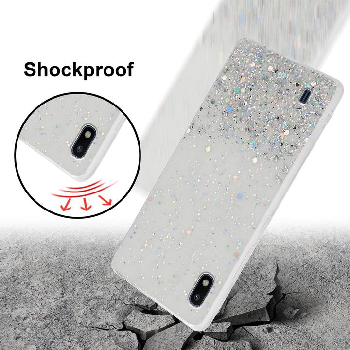 Immagine prodotto Cadorabo Copertura in TPU scintillante (HTC One M10, Samsung Galaxy A10)