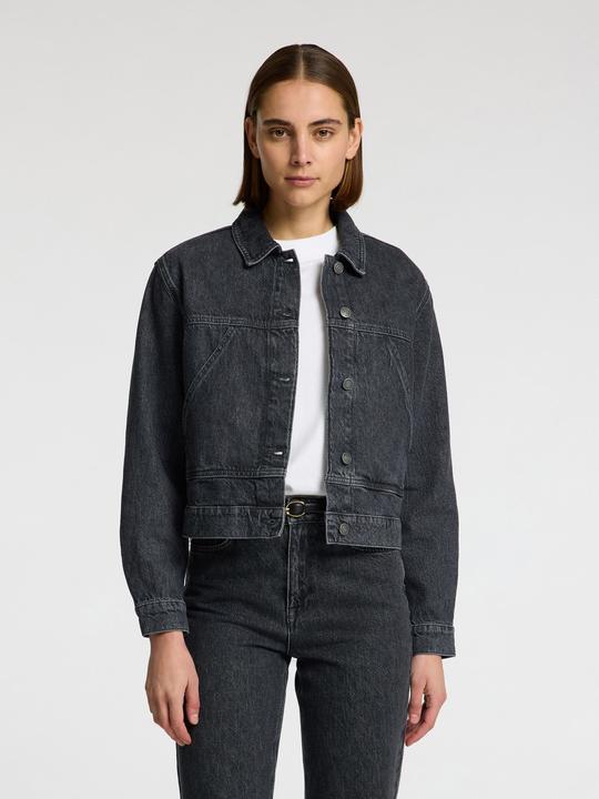 Immagine prodotto Selected Femme Giacca di jeans nera sbiadita (42)