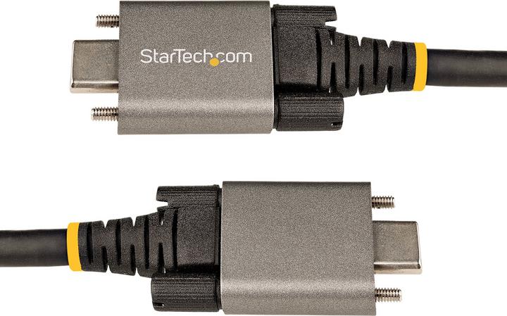 Actual product image StarTech .com 3ft 1m Side Screw Locking USB C Cable 10Gbps, USB 3.1/3.2 Gen 2 Type-C Cable, 100W (5A) Power D (1 m, USB 3.2 Gen 2)
