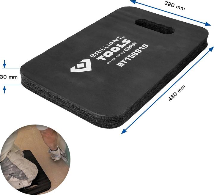 Actual product image Brilliant Tools Knee protection mat / knee board, 480 mm x 320 mm