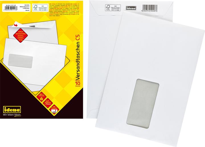 Produktbild Idena VT C5 weiss 90g 10er hk m.F. FSC-Mix (10 x)