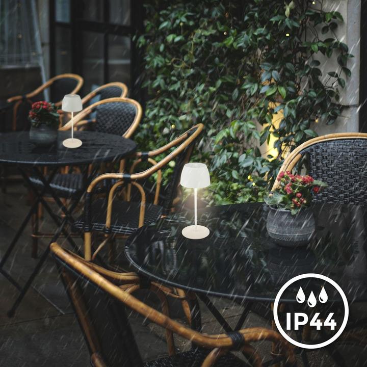 Immagine prodotto B.K.Licht Lampada da tavolo a LED ricaricabile - Mini Touch, bianco