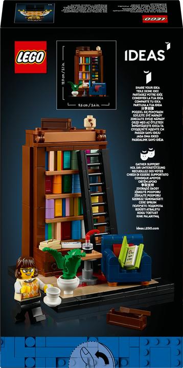 Actual product image LEGO Books are my passion (40698, LEGO Ideas)