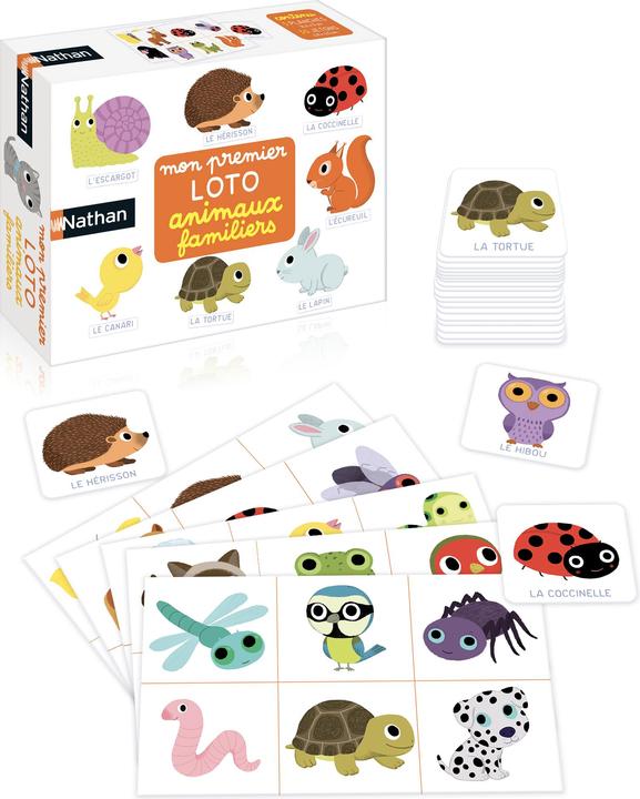 Actual product image Nathan 31151 Board game loto card game Matching (French)