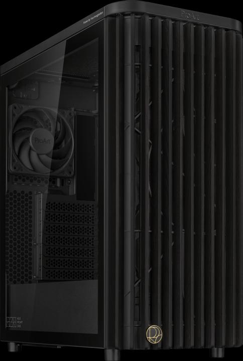 Produktbild ASUS Case PROART PA401 WOOD TG PWM BLACK (ATX)