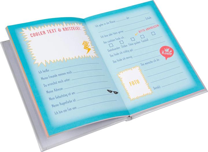 Actual product image Goldbuch Skater friends book (A5)