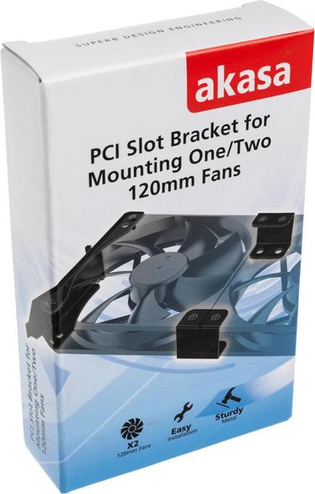 Image du produit Akasa Système de montage des ventilateurs dans les fentes PCI
