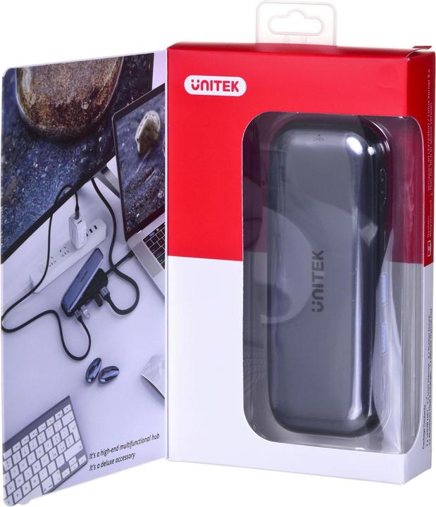 Immagine prodotto Unitek HUB di archiviazione USB-C DISC M.2 HDMI 2.0 PD 100W D1046A (USB-C, 6 Porti)
