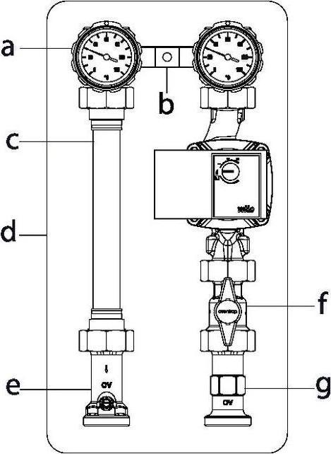 Produktbild Oventrop OV Kessel-Anbindesystem Regumat S-180 DN 25, mit PKH ohne Pumpe