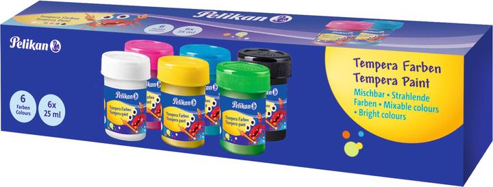 Actual product image Pelikan Tempera Colours (6 colours, 25 ml)